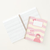 "Smile it is a sunnah" Notebook Notizblock (Innenseite)