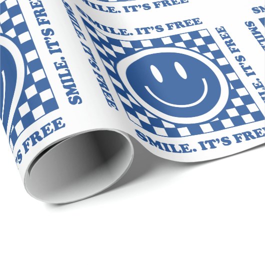 Smile It's Free Geschenkpapier (Rolleneckpunkt)