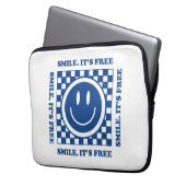 Smile It's Free Laptopschutzhülle (Vorderseite Links)