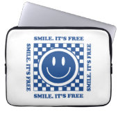 Smile It's Free Laptopschutzhülle (Vorderseite)