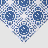 Smile It's Free Seidenpapier (Detail)