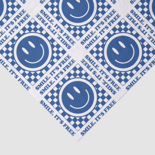 Smile It's Free Seidenpapier (Detail)