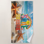 Smile it's Summer Time Strandtuch (Vorderseite)