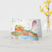 smile karte (Gelbe Blume)