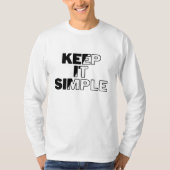 "Smile Keeper: Grafisches T-Shirt" T-Shirt (Vorderseite)