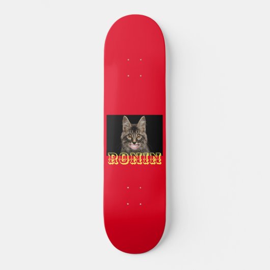 SMILE KITTY RONIN Skate Deck Skateboard (Vorderseite)