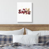 Smile Leinwanddruck (Insitu (Schlafzimmer))
