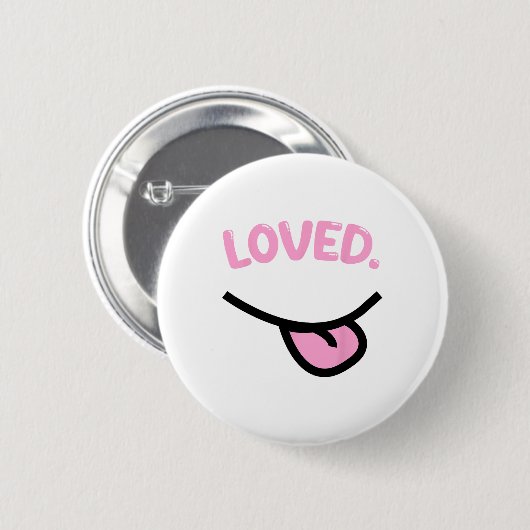 Smile Lover Loved Shirts For Girl Womens Uni Button (Vorne & Hinten)