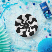 Smile Melt - Schwarz und Weiß Pappteller (Party)