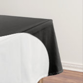 Smile Melt - Schwarz und Weiß Tischdecke (Beispiel)