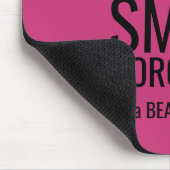 SMILE & Mustache JEDE Basis-FARBMOUSPAD Mousepad (Ecke)