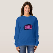 Smile Neon Graphic Women’s Sweatshirt (Vorne ganz)
