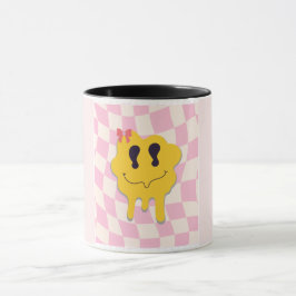 smile pink tasse