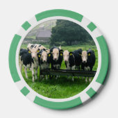 Smile please! Cute and fun cows Pokerchips (Rückseite)