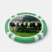 Smile please! Cute and fun cows Pokerchips (Einzeln)