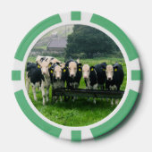 Smile please! Cute and fun cows Pokerchips (Vorderseite)