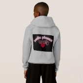 Smile Please Kinder Pullover Kapuzenpullover (Schwarz voll)