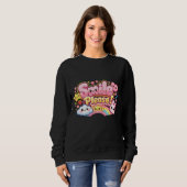 Smile Please Text im kawaai-Stil Sweatshirt (Vorne ganz)