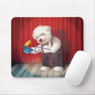Smile Pup: Magischer Zirkus Magier Bichon Mousepad