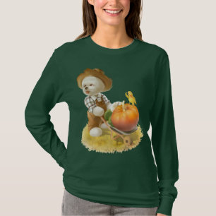 Smile Pup & Miss Meow: Kürbisernte-Ausflug T-Shirt