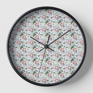 Smile Santa Wall Uhr