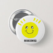 Smile Shine on Button (Vorne & Hinten)