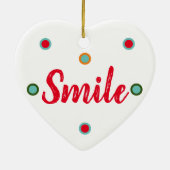 Smile, Smile Keramik Ornament (Hinten)