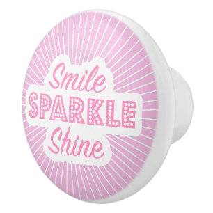 Smile Sparkle Shine Keramikknauf