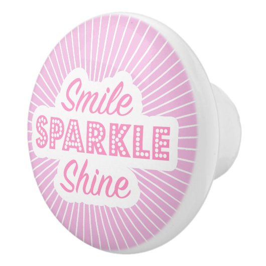Smile Sparkle Shine Keramikknauf (Rechts)