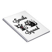 Smile Squad mit lustigem Katzen-Design Notizblock (Rechte Seite)