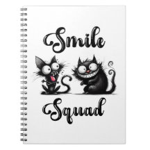 Smile Squad mit lustigem Katzen-Design
