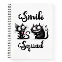 Smile Squad mit lustigem Katzen-Design