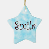 Smile-Star-Ornament Keramik Ornament (Rechts)