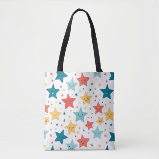 Smile Stars Fun Kinderzimmer Happy Children Patter Tasche