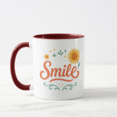 Smile Sunflower Coffee Mug | Positive Vibes  Tasse (Links)