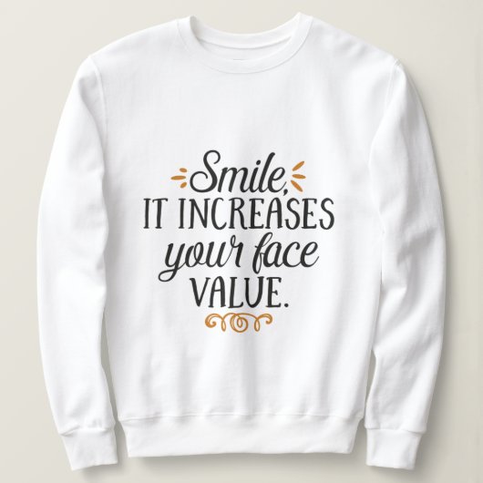 Smile Sweatshirt (Design vorne)