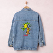 "Smile Tree" Positive Vibes Jeansjacke (Hangar)