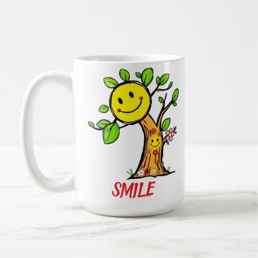 "Smile Tree" Positive Vibes Kaffeetasse (Links)
