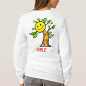 "Smile Tree" Positive Vibes T-Shirt (Rückseite)