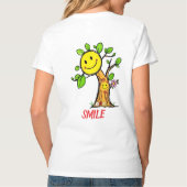 "Smile Tree" Positive Vibes T-Shirt (Rückseite)