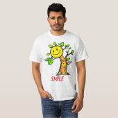 "Smile Tree" Positive Vibes T-Shirt (Vorne ganz)