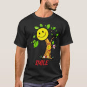 "Smile Tree" Positive Vibes T-Shirt (Vorderseite)