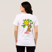 "Smile Tree" Positive Vibes Tri-Blend Shirt (Rückseite voll)