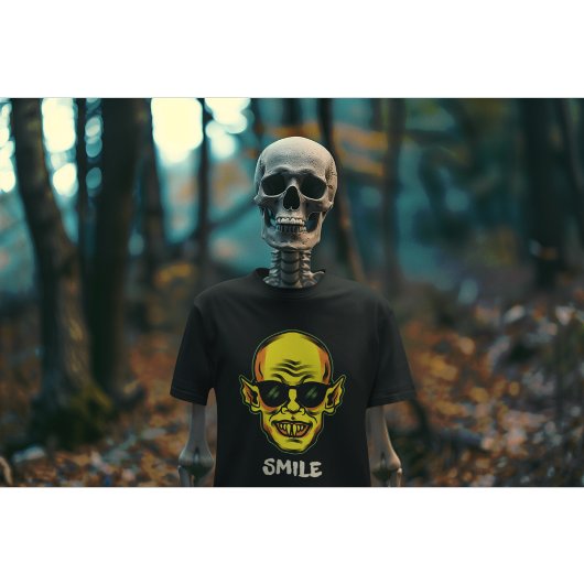 Smile Vampire Funny Halloween T - Shirt