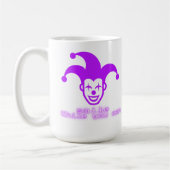 Smile while You Can _ Neon Joker Streetwear Design Kaffeetasse (Links)