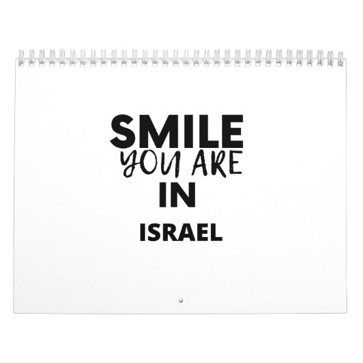 SMILE YOU ARE IN  ISRAEL KALENDER (Titelbild)