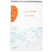 SmiledYou Funny Quotes & Jokes 2025 New Year Wall Kalender (Mär 2027)
