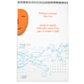 SmiledYou Funny Quotes & Jokes 2025 New Year Wall Kalender (Feb 2027)