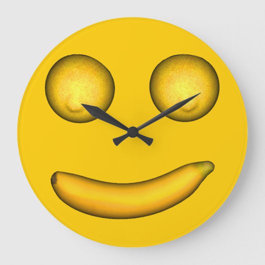 Smilemonana Große Wanduhr (Vorderseite)