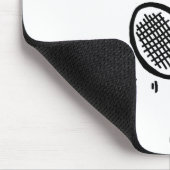 Smilemoreteesa Funny Giraffe Playing Badminton Car Mousepad (Ecke)